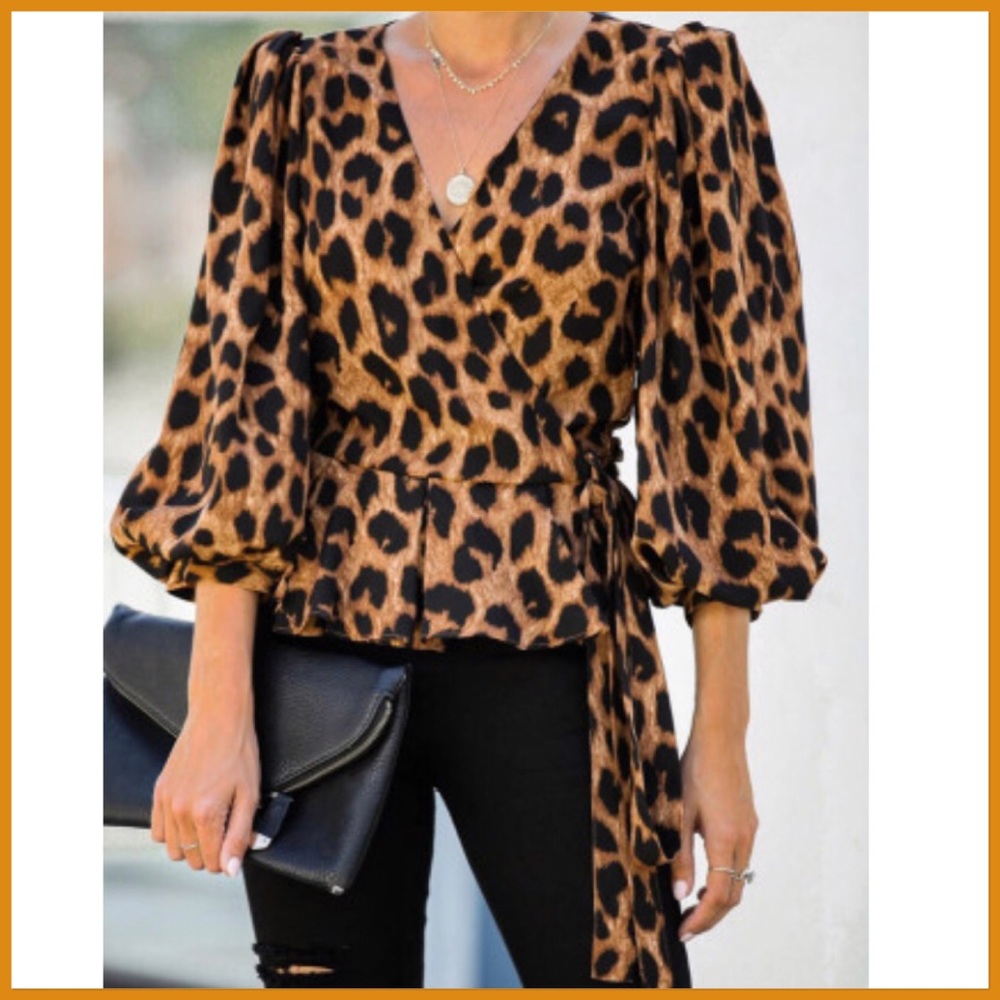 Animal print blouse - Picture 7 of 13